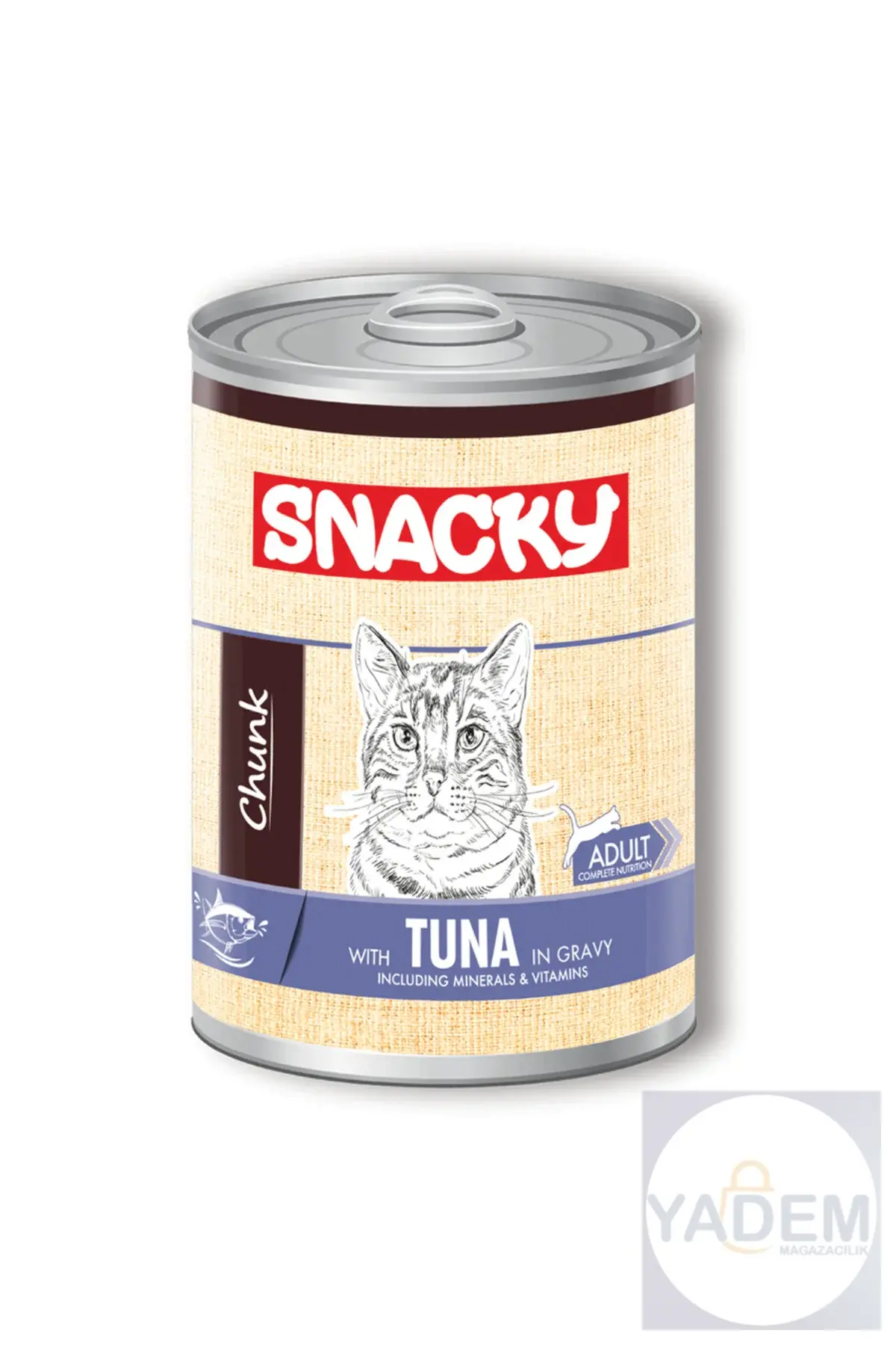 12'li Koli-400 gr Chunk/Konserve Ton Balık.Yetiş.Kedi