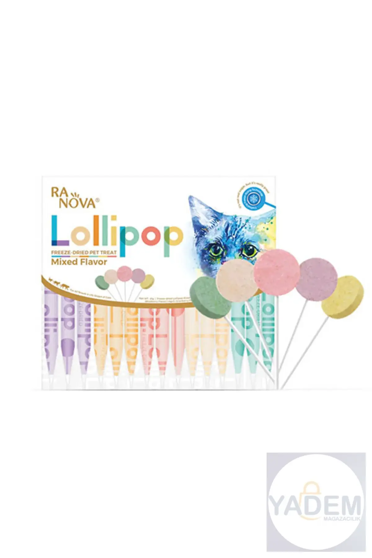 Lolipop Karışık Çeşitli Kedi Ödül Maması 1,4 Gr 15'li