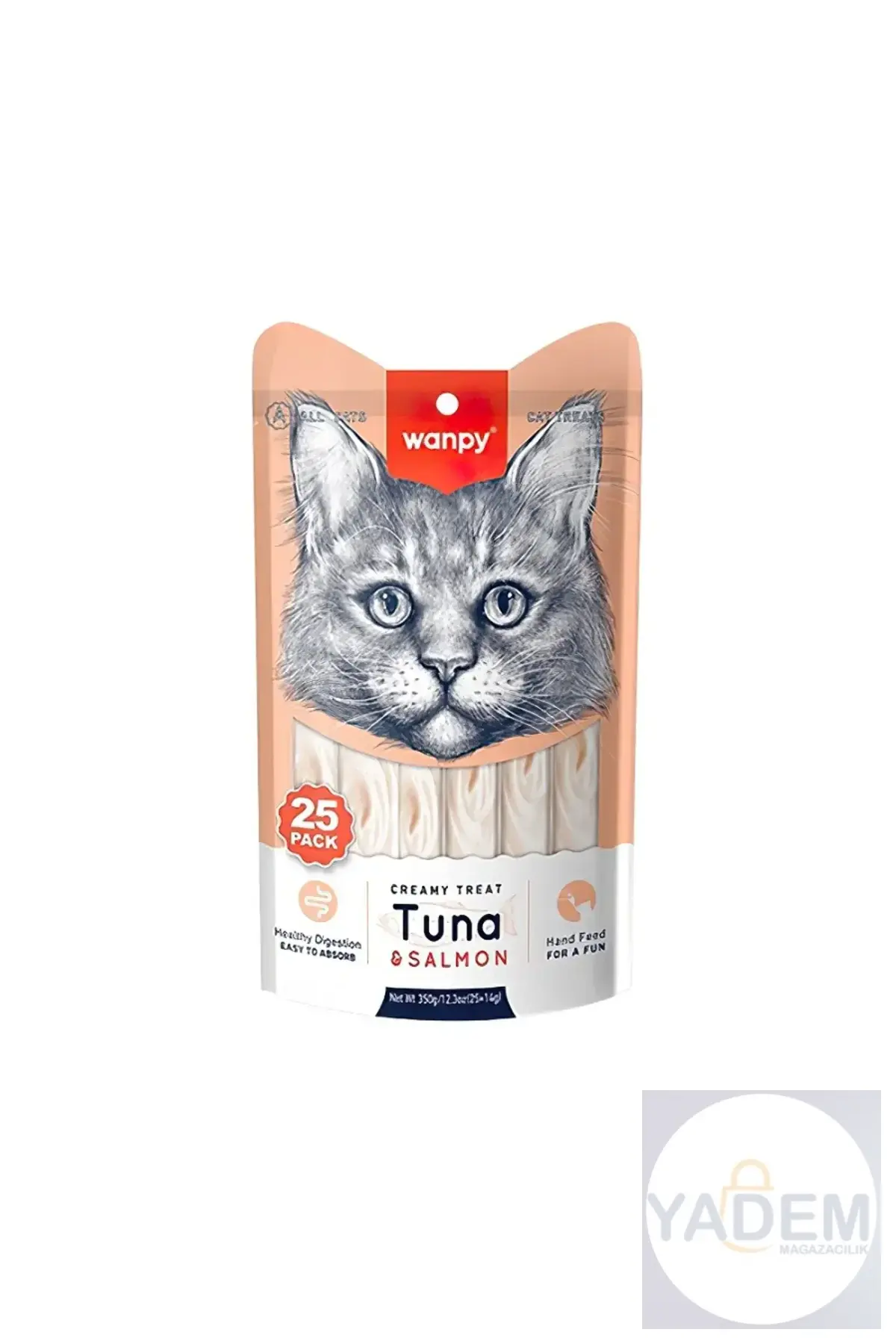 Ton Balıklı Ve Somonlu Krema Kedi Ödülü 25x14 gr