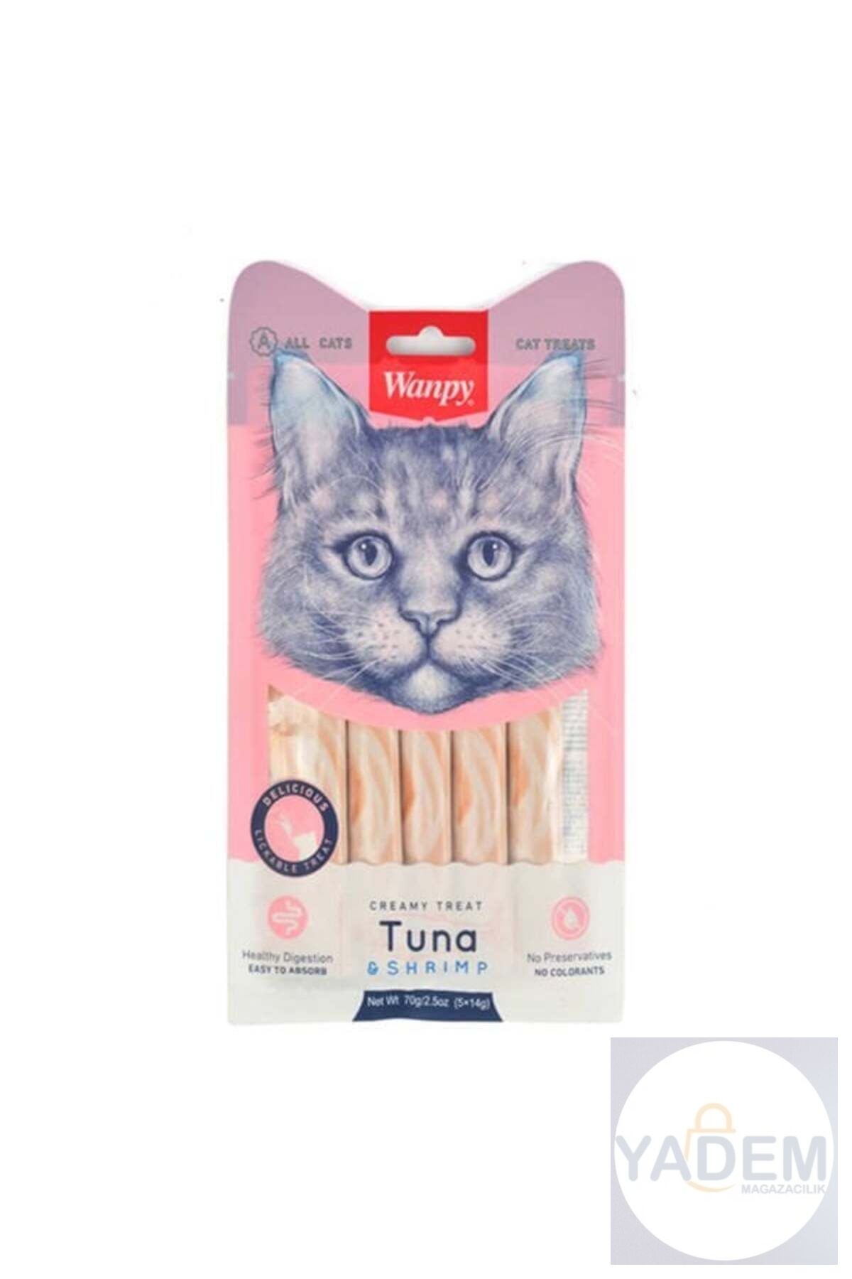 Ton Balığı Ve Karidesli Sıvı Kedi Ödül Maması 5x14 gr