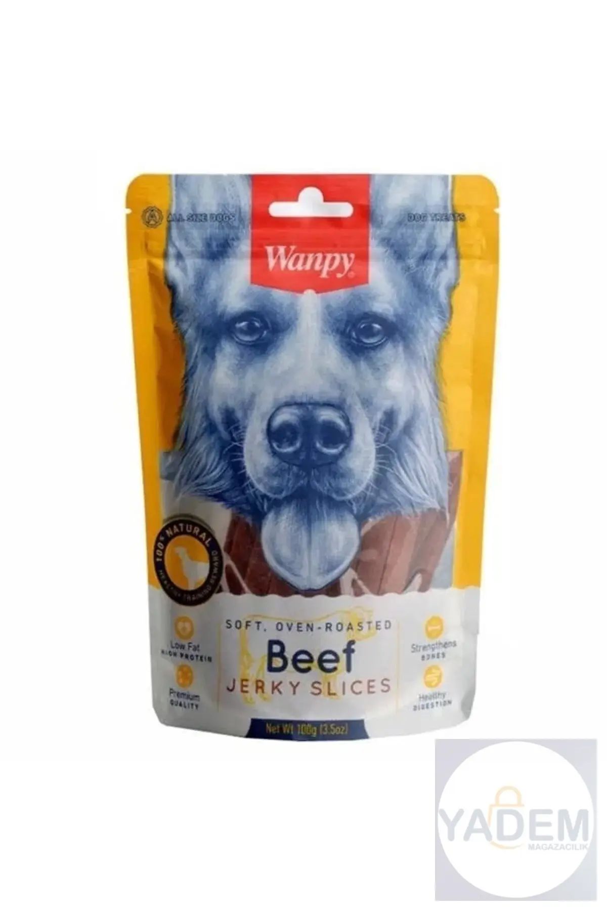 Wanpy Yumuşak Sığır Eti Parçalı Köpek Ödül Maması 100 Gr