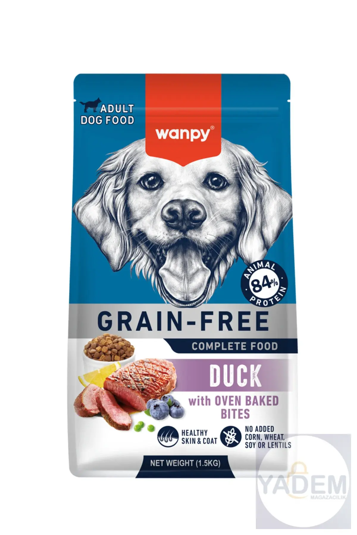 Tahılsız Ördekli Yetişkin Köpek Maması 1,5 kg