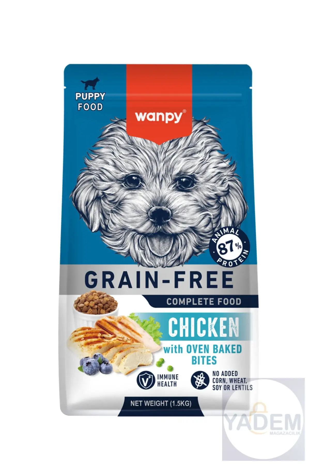 Tahılsız Tavuklu Yavru Köpek Maması 1,5 kg