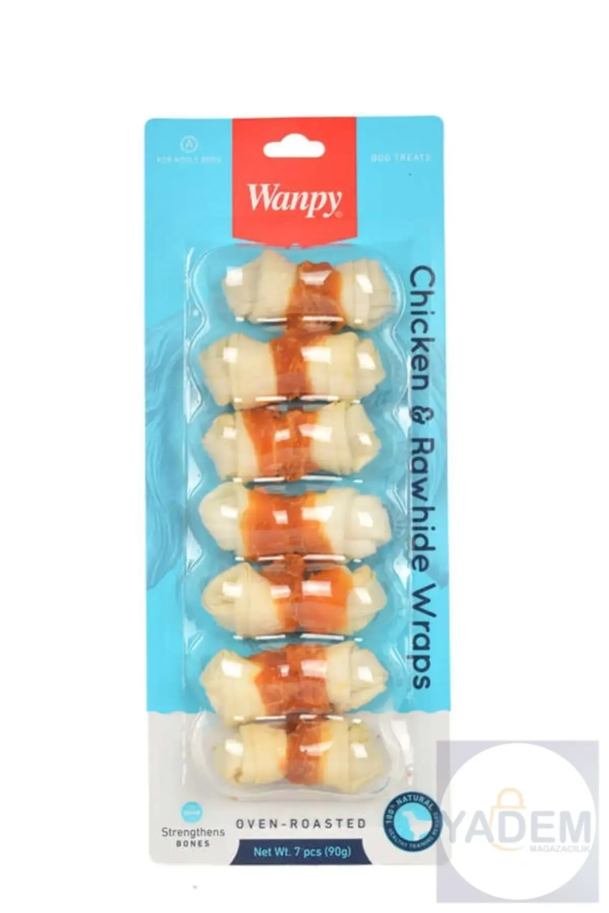 Deri Üzerine Sarılı Tavuklu Köpek Ödül Maması 85 gr