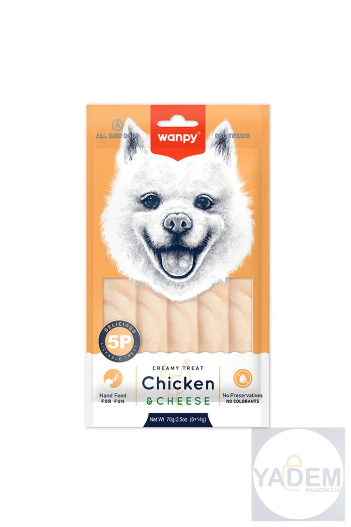 Tavuklu&peynirli 12'li Krema Köpek Ödülü 5x14g Ra-57