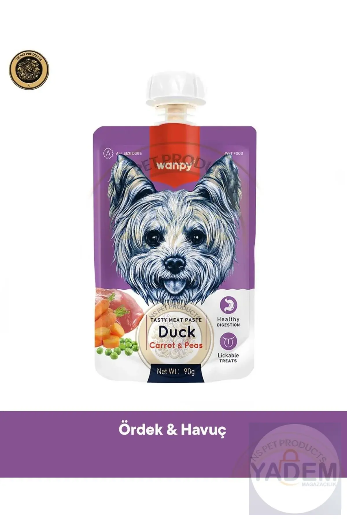 Taze Ördekli&Havuçlu Köpek Et Ezmesi 90 gr