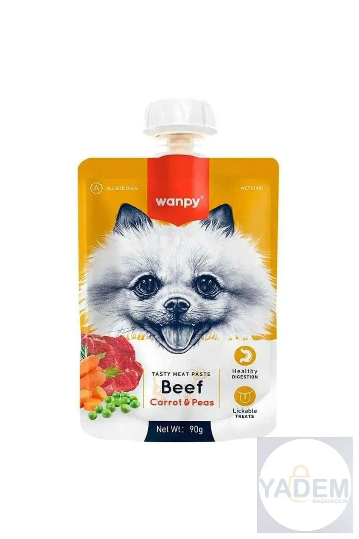 Taze Sığır Etli&Havuçlu Köpek Et Ezmesi 90 gr