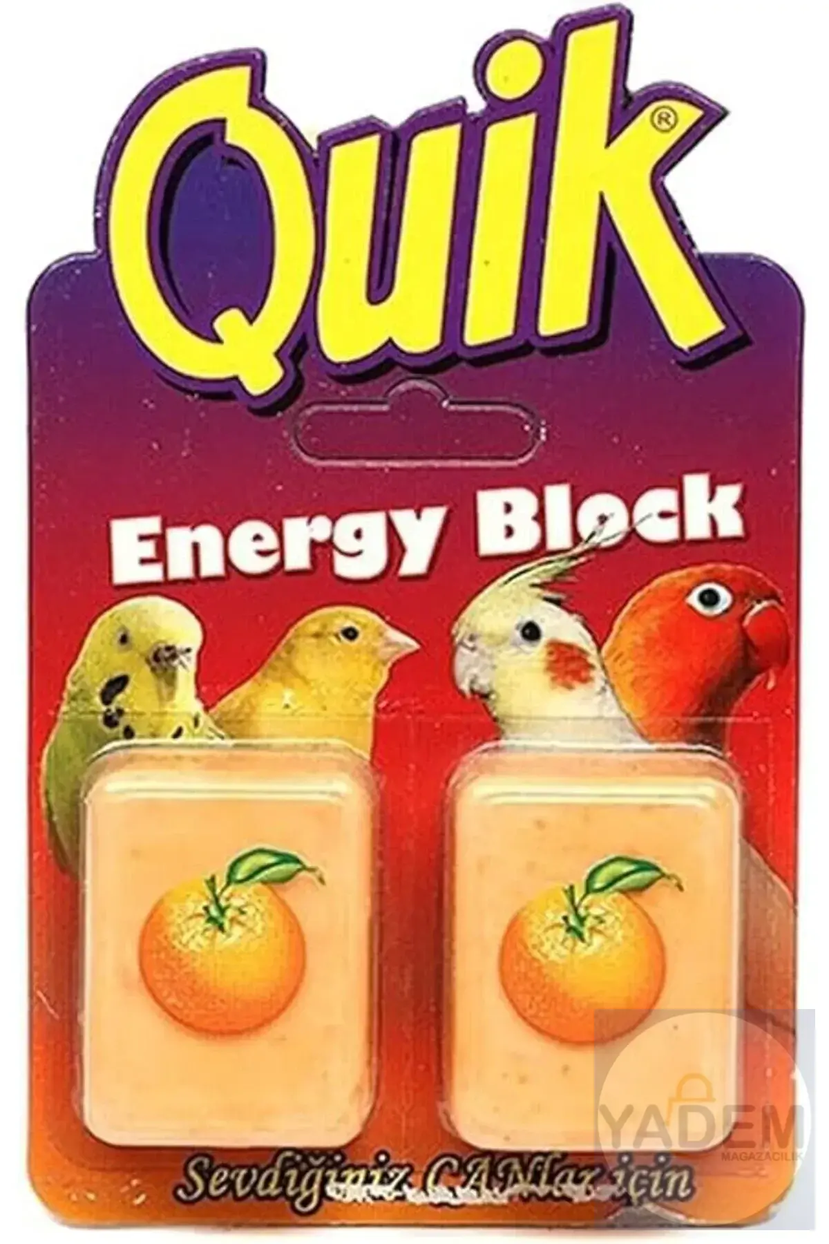 Kuşlar İçin Enerji Bloğu, Portakallı, 2'li