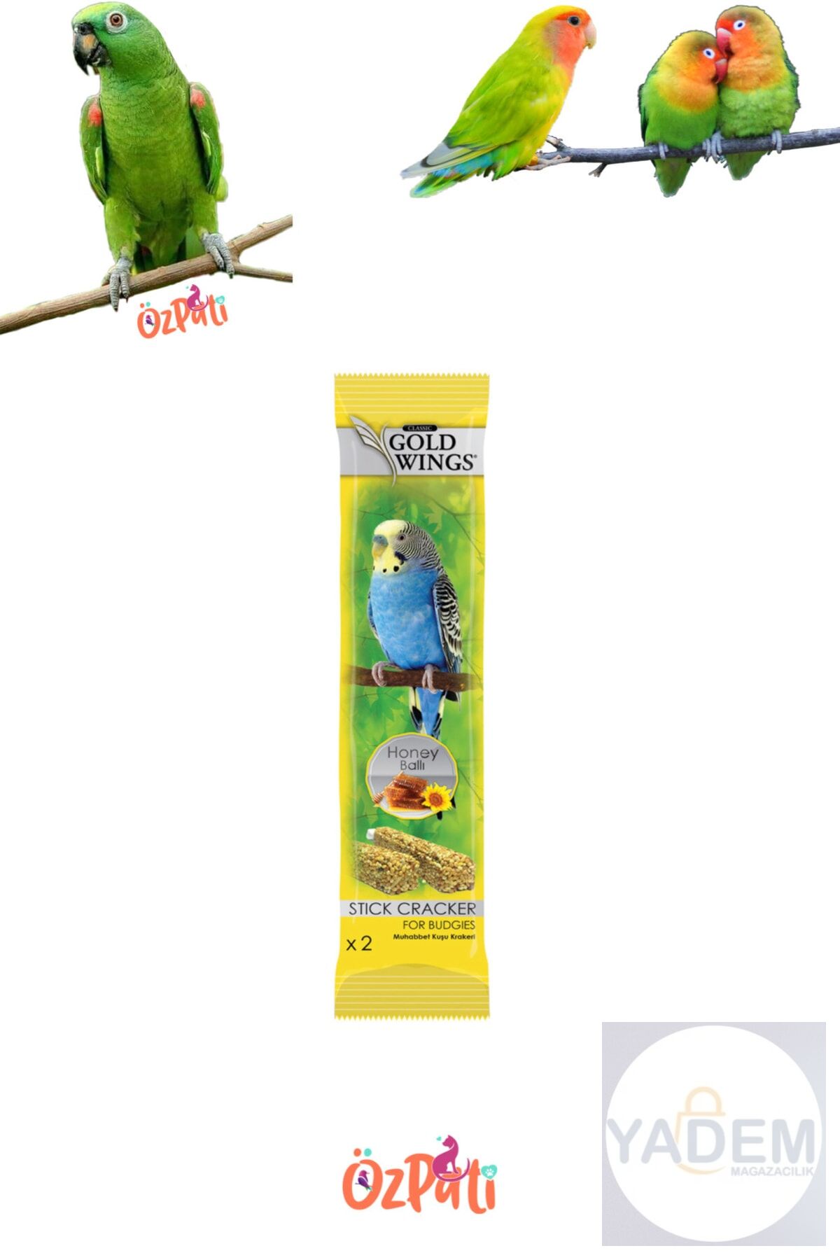 Gold Wings Ballı Muhabbet Krakeri 2'li