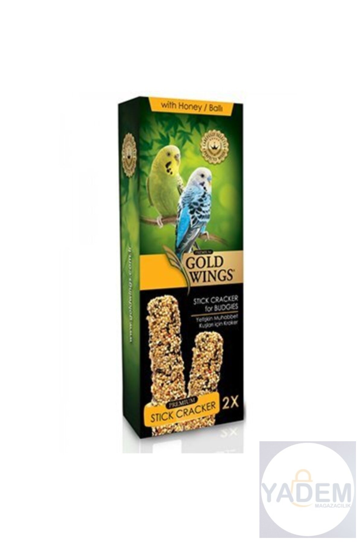 Ballı Muhabbet Kuşu Krakeri 2 Adet - Gwp-018