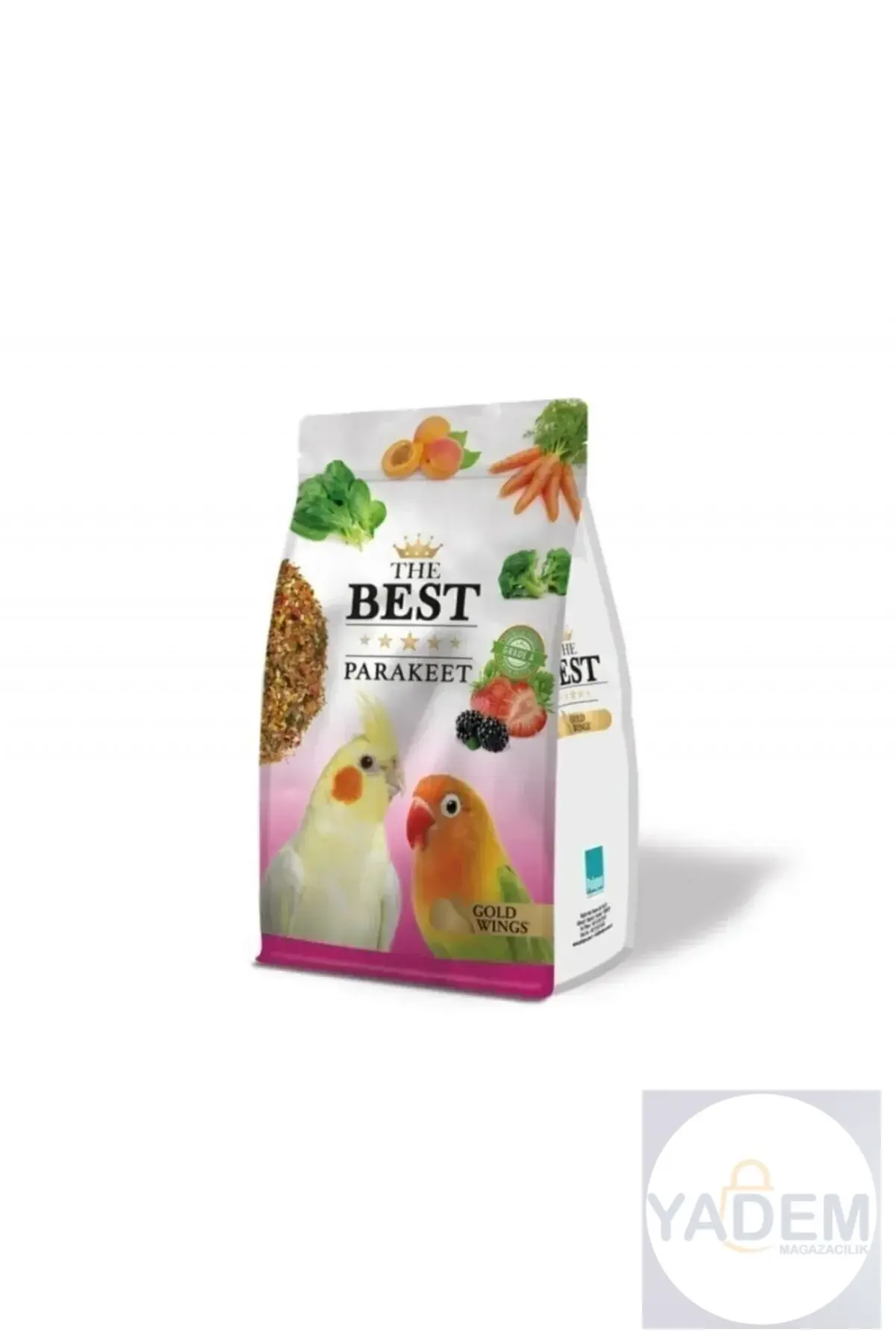 Gold Wings The Best Paraket Yemi Cennet Sultan Papağanı 1,25 Kg