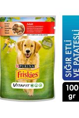 Yetişkin Sığır Etli Ve Patatesli Köpek Maması 100 Gr x 10 Paket