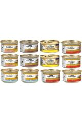 Gourmet Gold Kedi Konserve Yaş Maması Karışık 12 Lu
