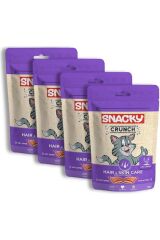 Crunch Kedi Ödül Maması - Hair & Skin Care - Tavuklu - 4'lü Paket