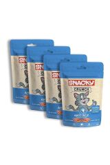 Crunch Kedi Ödül Maması - Anti-age Somonlu - 4'lü Paket