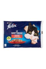 Jöle Içinde Sığır Etli Ve Tavuklu Yetişkin Kedi Konservesi 85gr (4'LÜ)
