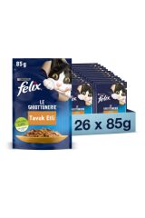 Tavuklu Yetişkin Yaş Kedi Maması 85 gr X 26 Adet
