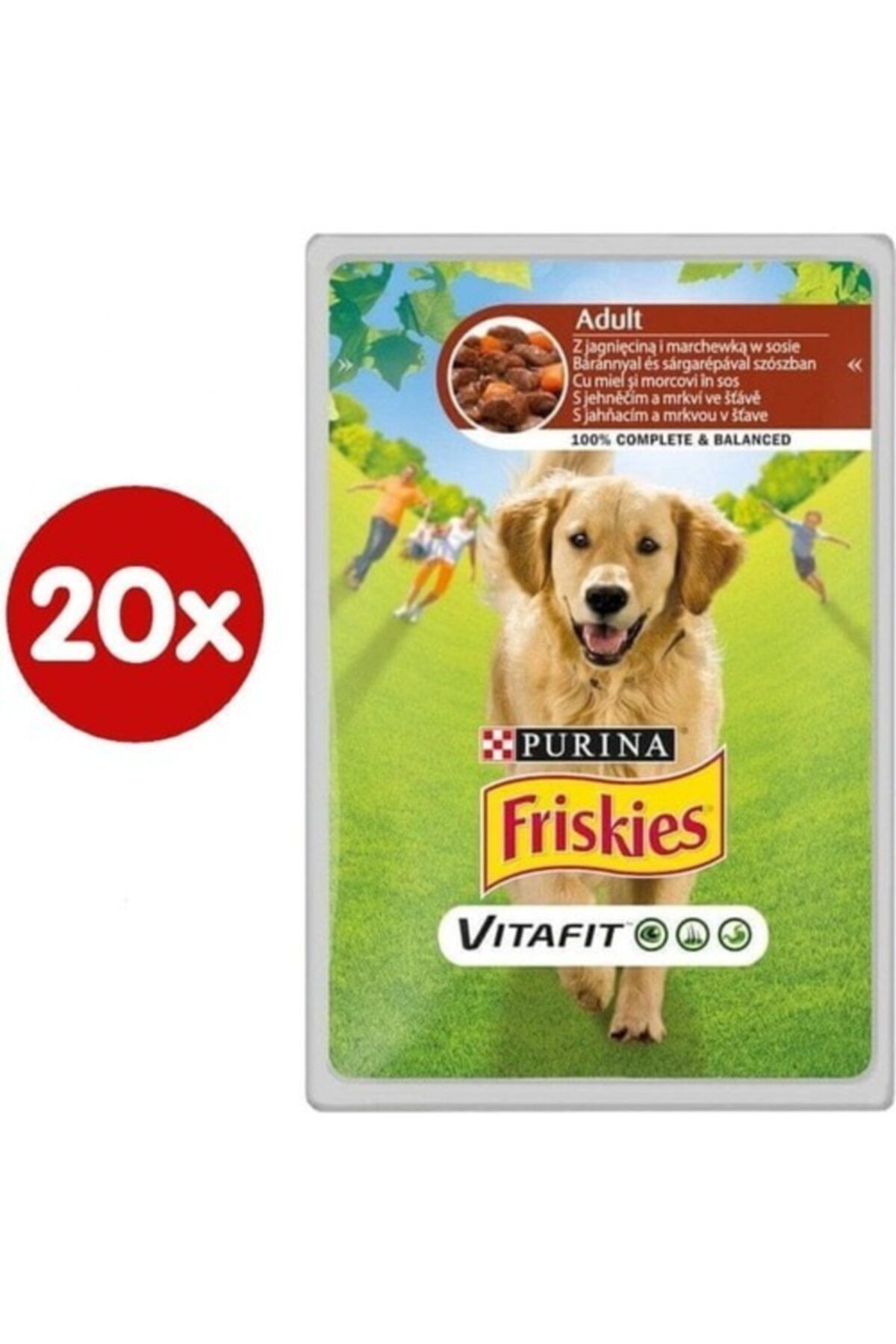 Frıskıes Adult Dog Lamb 100 G X 20 Adet