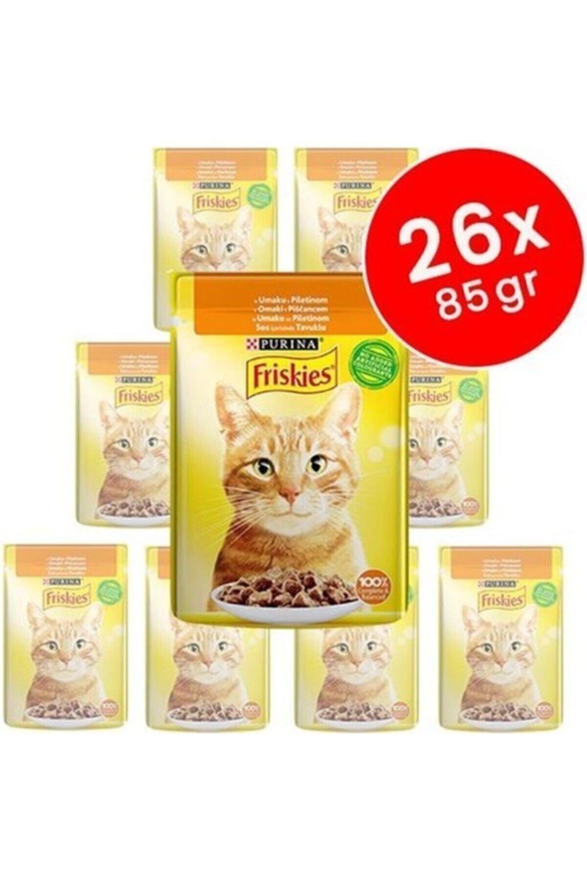 Tavuklu Yetişkin Kedi Konservesi 26x85 Gr Friskies