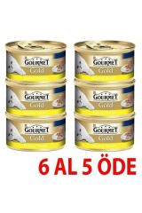 Gourmet Gold Kıyılmış Tavuklu Yaş Kedi Maması 85 G 6 Al 5 Öde