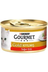 Purina Gold Sığır Etli Yetişkin Kıyılmış Kedi Konserve 12 X 85 G