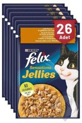 Sensations Tavuklu Ve Havuçlu 85 gr 26 Ad
