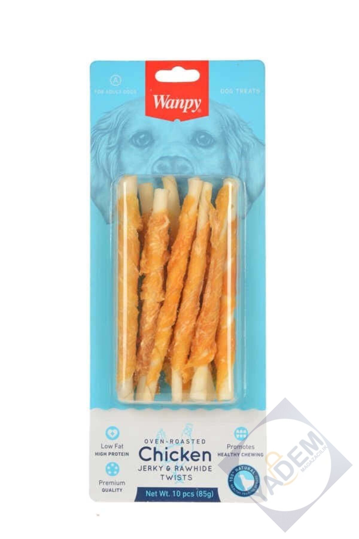 Deri Üzerine Sarılı Tavuklu Köpek Ödül Maması 85 gr