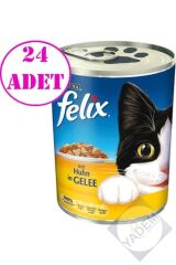 Tavuklu Kedi Konservesi 400 gr 24 Adet
