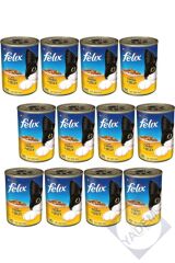 Purina Felix Tavuklu Kedi Konservesi 400 Gr 12 ad